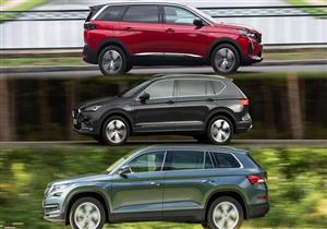 مقارنة ثلاثية| بيجو 5008 وسكودا كودياك وسيات تاراكو في تحدى الـ7 راكب