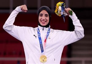 برلماني يمنح رحلة عمرة لفريال أشرف بعد ذهبية أوليمبياد طوكيو 2020