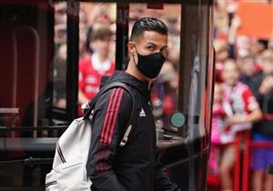 رونالدو يصل إلى أولد ترافورد استعدادا لمواجهة نيوكاسل (فيديو)