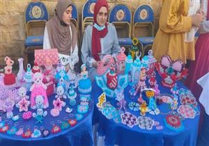 بالصور.. هاند ميد وحقائب وتابلوهات في معرض "بإيدينا" بدمياط