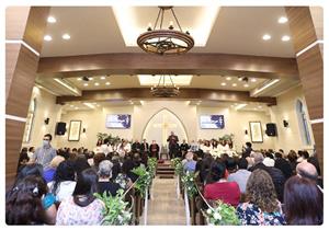 رئيس الإنجيلية يشارك في رسامة القس أمجد شنودة وشيوخ وشمامسة جدد لكنيسة سيدي بشر الإنجيلية