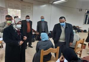 نائب رئيس جامعة بنها يتفقد سير الامتحانات بكلية الطب البيطري