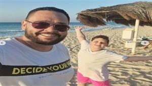 أحمد رزق يحتفل بعيد ميلاد نجله "يحيى"