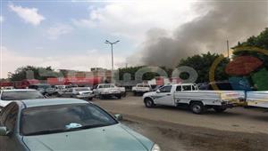  اندلاع حريق داخل مخزن بالحوامدية دون إصابات