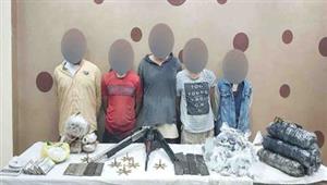 ضبط 5 عناصر إجرامية بحوزتهم 33 كجم مخدرات و3 بندقية في الغربية 