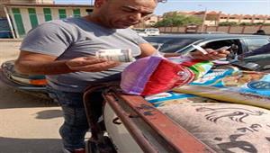 بالصور.. التموين تواصل الدفع بسيارات لبيع الأرز بـ 15 جنيهًا في بورسعيد 