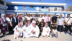 بالصور- وزير الشباب والرياضة يتفقد أعمال تطوير مركز التخاطب في طور سيناء