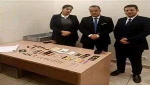 ضبط مواد مخدرة مختلفة مع أمريكي قادم من المغرب بمطار القاهرة