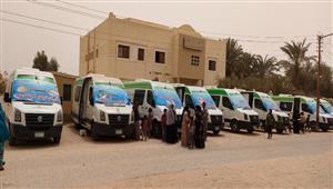 صحة المنيا تنظم قافلة طبية لأهالي "جبل الطير البحرية"