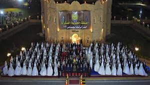 المنطقة الجنوبية العسكرية تنظم حفل زفاف جماعي لـ 200 شاب وفتاة - (صور)