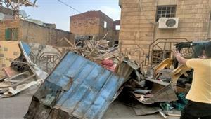 حملة لإزالة الإشغالات والتعديات في حي السيدة زينب 