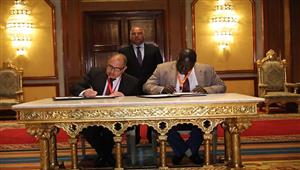 وزير النقل يشهد توقيع مذكرة تعاون بين مصر وجنوب السودان في النقل النهري