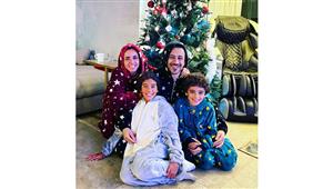 أحمد داود يحتفل مع أسرته بـ"الكريسماس" (صورة)