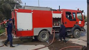 إصابة 7 عمال باختناق في حريق بشركة صباغة بالعاشر من رمضان