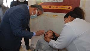 صور.. محافظ المنيا يتابع أعمال حملة التطعيم ضد شلل الأطفال 