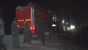 السيطرة على حريق نشب في مزرعة مواشي بالعياط