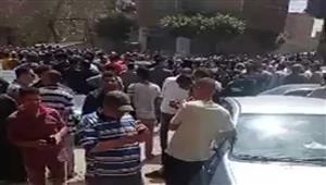 بالصور- تشييع جثامين 3 شباب غرقت سيارتهم بترعة "النعناعية" في المنوفية