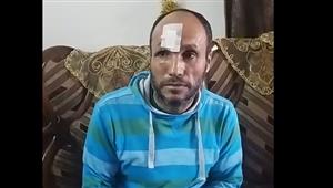 أول ظهور للمجني عليه في واقعة فيديو "التهديد بالقتل" ببورسعيد من داخل منزله