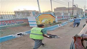 صور.. محافظ الغربية يتابع أعمال النظافة والتطوير في مركز السنطة