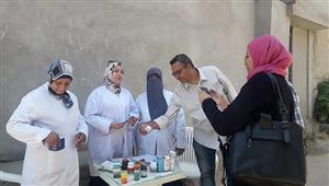 صور.. قافلة طبية تفحص 295 مواطنًا في عزبة الكوبانية بالإسكندرية