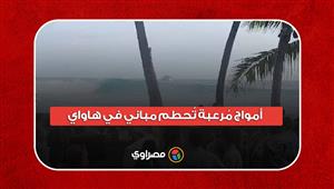 "أفسدت حفل زفاف".. أمواج مُرعبة تُحطم مباني في هاواي