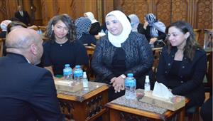 بالصور| نيفين القباج وخالد جلال وسليم سحاب في عزاء والدة ريهام عبدالحكيم