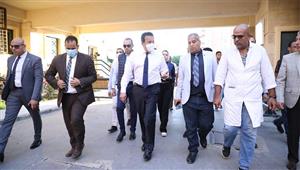 القائم بأعمال وزير الصحة يتفقد مستشفى "الحمام المركزي" بمحافظة مطروح