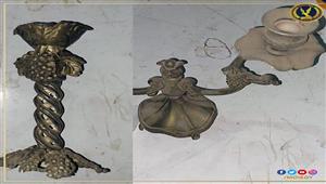 بقصد الإتجار.. ضبط 1489 قطعة أثرية بحوزة رجل أعمال في المنيا "صور"