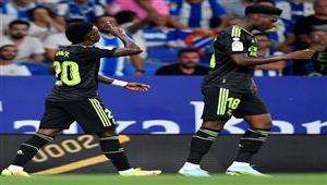 ريال مدريد يهزم إسبانيول بثلاثية ويعتلي صدارة الدوري الإسباني