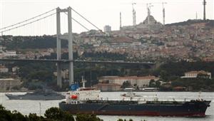 تعليق الملاحة في البوسفور بعد جنوح سفينة قادمة من أوكرانيا