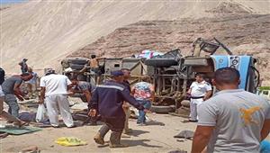 8 جثث و38 مصابًا.. صحة السويس تكشف حصيلة ضحايا "أتوبيس الجلالة" - صور 