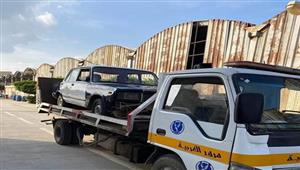 ضبط سيارة أجرة تحمل لوحات مزورة في طنطا