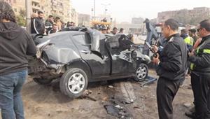 مصرع شاب وإصابة 6 آخرين في حادث مروع بالجيزة