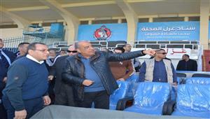 وزير قطاع الأعمال يزور شركة غزل المحلة ويتفقد الاستاد والمستشفى