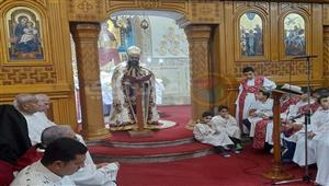 عيد الميلاد.. قداس واحتفالات في كنيسة مار جرجس بكفر الشيخ - فيديو وصور