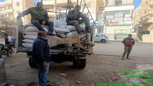 الجيزة : ضبط 1.8 طن دقيق بلدي مدعم بالمخابز السياحيه بهضبة الأهرام  