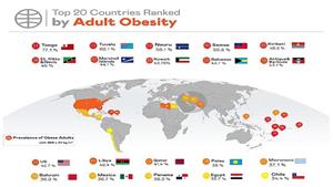 خريطة مخيفة.. ما ترتيب مصر في قائمة الشعوب الأكثر سمنة؟