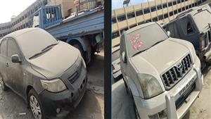 شاهد بالصور سيارات جمارك مطار القاهرة المعروضة للبيع بالمزاد
