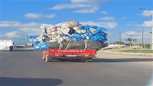 بيان رسمي بشأن "سيارة المخلفات البلاستيكية" على "صحراوي الإسكندرية"- صور 