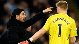 أرتيتا يؤكد غياب ثنائي أرسنال ويكشف موقف آرون رامسديل