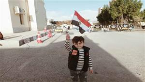 بأعلام مصر.. فرحة أطفال جنوب سيناء أمام لجان الانتخابات الرئاسية
