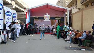 اليوم الثالث للانتخابات.. إقبال كبير على لجنة الجامعة العمالية (صور)