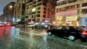 7 صور ترصد سقوط الأمطار على مدينة نصر