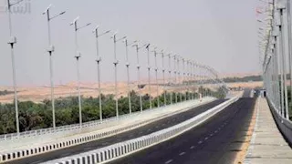 غلق مطلع محور حسب الله الكفراوى في القاهرة