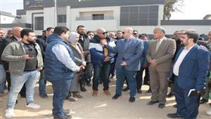 صور.. محافظ بني سويف يتفقد مشروعات حياة كريمة في مركز ناصر