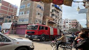 اشتعال غرفة نوم ونجاة السكان في حريق شقة بالطالبية