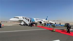 بالصور.. انضمام طائرة إيرباص "A321neo" لأسطول مصر للطيران