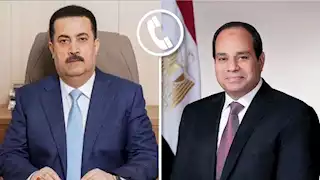 السيسي ورئيس وزراء العراق يحذران من تداعيات تصعيد الصراع بالمنطقة