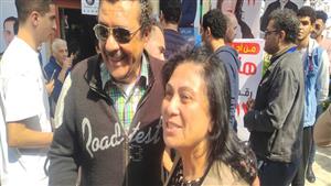  وصول سلوى عثمان ومجدي فكري انتخابات نقابة المهن التمثيلية بالبحر الأعظم