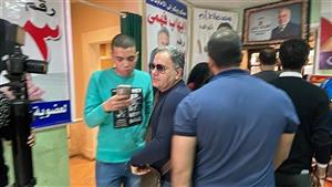  محمد الشرنوبي وإدوارد وفتوح أحمد يشاركون في انتخابات نقابة المهن التمثيلية (صور)